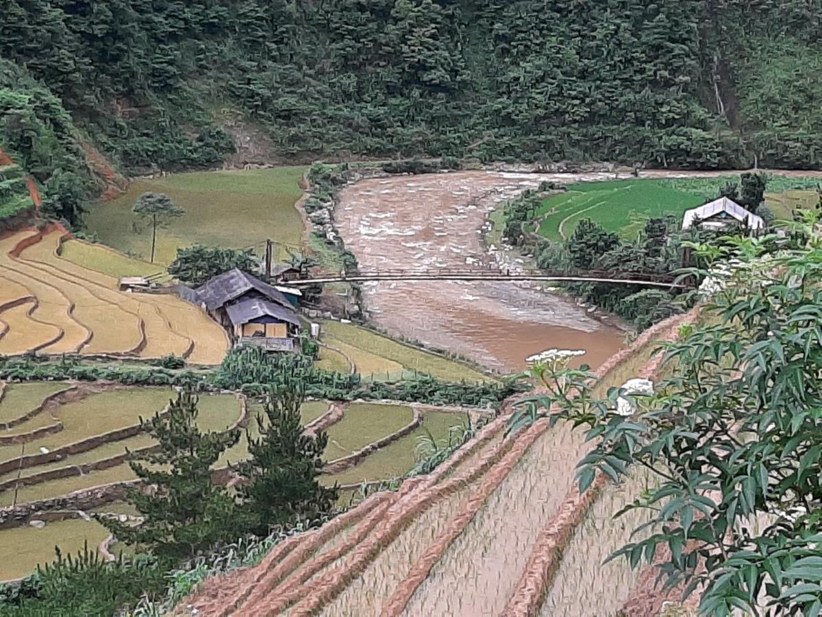 Mu Cang Chai Dong Suoi H'Mong Homestay & Bungalow - Trek & Vegetarian Food מראה חיצוני תמונה
