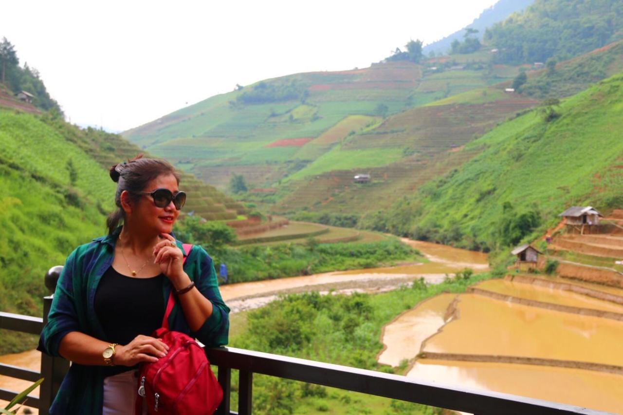 Mu Cang Chai Dong Suoi H'Mong Homestay & Bungalow - Trek & Vegetarian Food מראה חיצוני תמונה