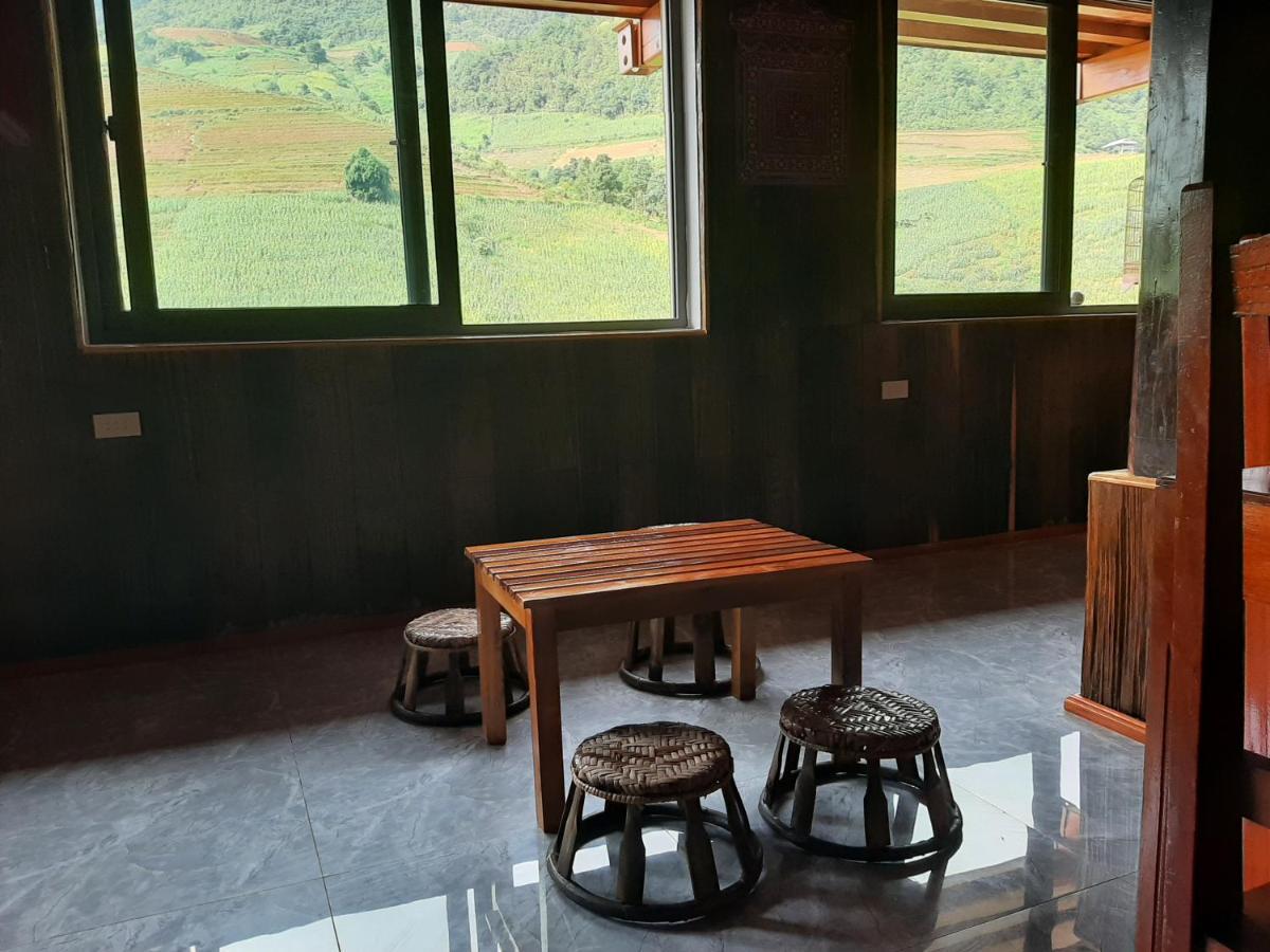 Mu Cang Chai Dong Suoi H'Mong Homestay & Bungalow - Trek & Vegetarian Food מראה חיצוני תמונה