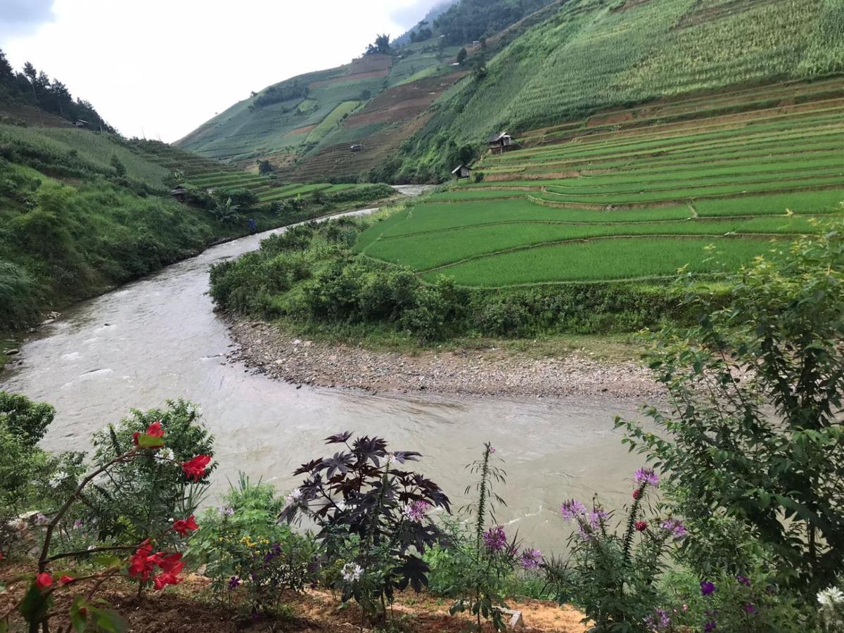 Mu Cang Chai Dong Suoi H'Mong Homestay & Bungalow - Trek & Vegetarian Food מראה חיצוני תמונה