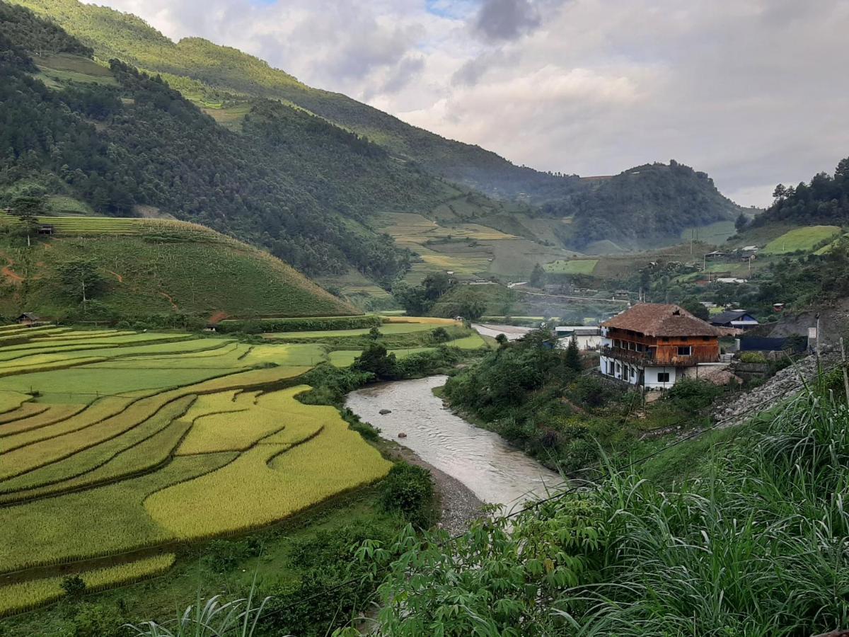 Mu Cang Chai Dong Suoi H'Mong Homestay & Bungalow - Trek & Vegetarian Food מראה חיצוני תמונה
