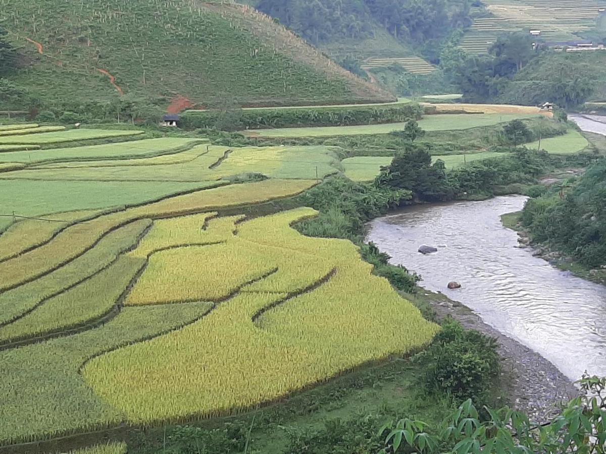 Mu Cang Chai Dong Suoi H'Mong Homestay & Bungalow - Trek & Vegetarian Food מראה חיצוני תמונה