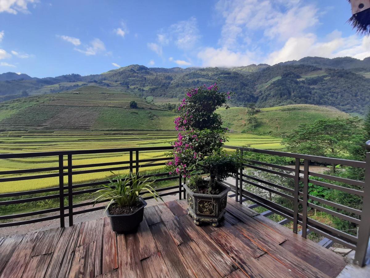 Mu Cang Chai Dong Suoi H'Mong Homestay & Bungalow - Trek & Vegetarian Food מראה חיצוני תמונה