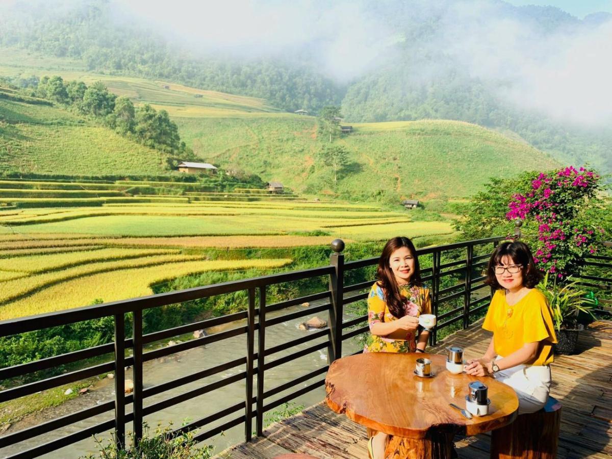 Mu Cang Chai Dong Suoi H'Mong Homestay & Bungalow - Trek & Vegetarian Food מראה חיצוני תמונה