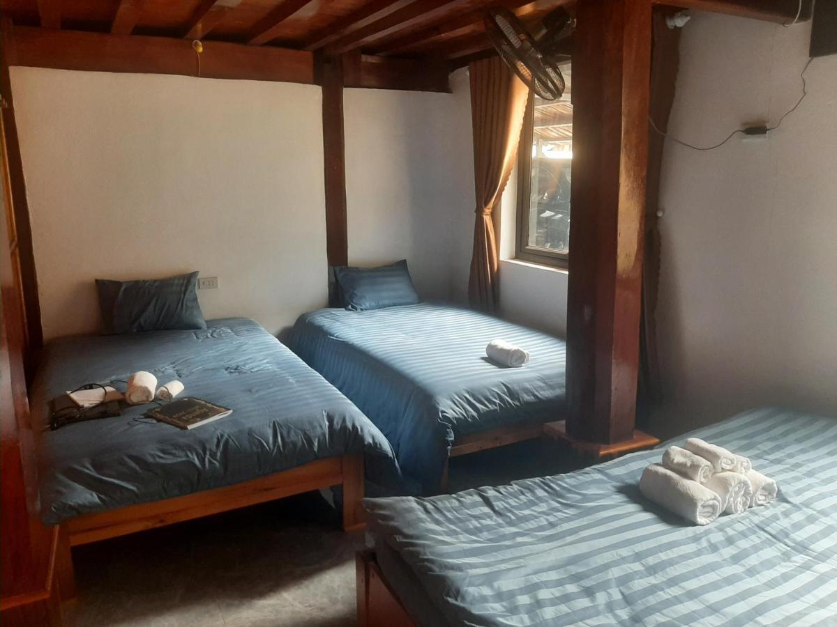 Mu Cang Chai Dong Suoi H'Mong Homestay & Bungalow - Trek & Vegetarian Food מראה חיצוני תמונה